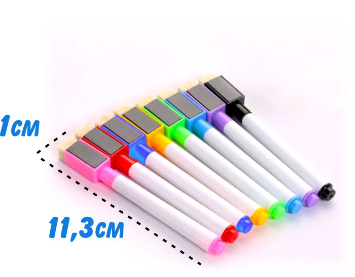 Pisak suchościeralny z magnesem  pisak ścieralny do nakejek ściennych